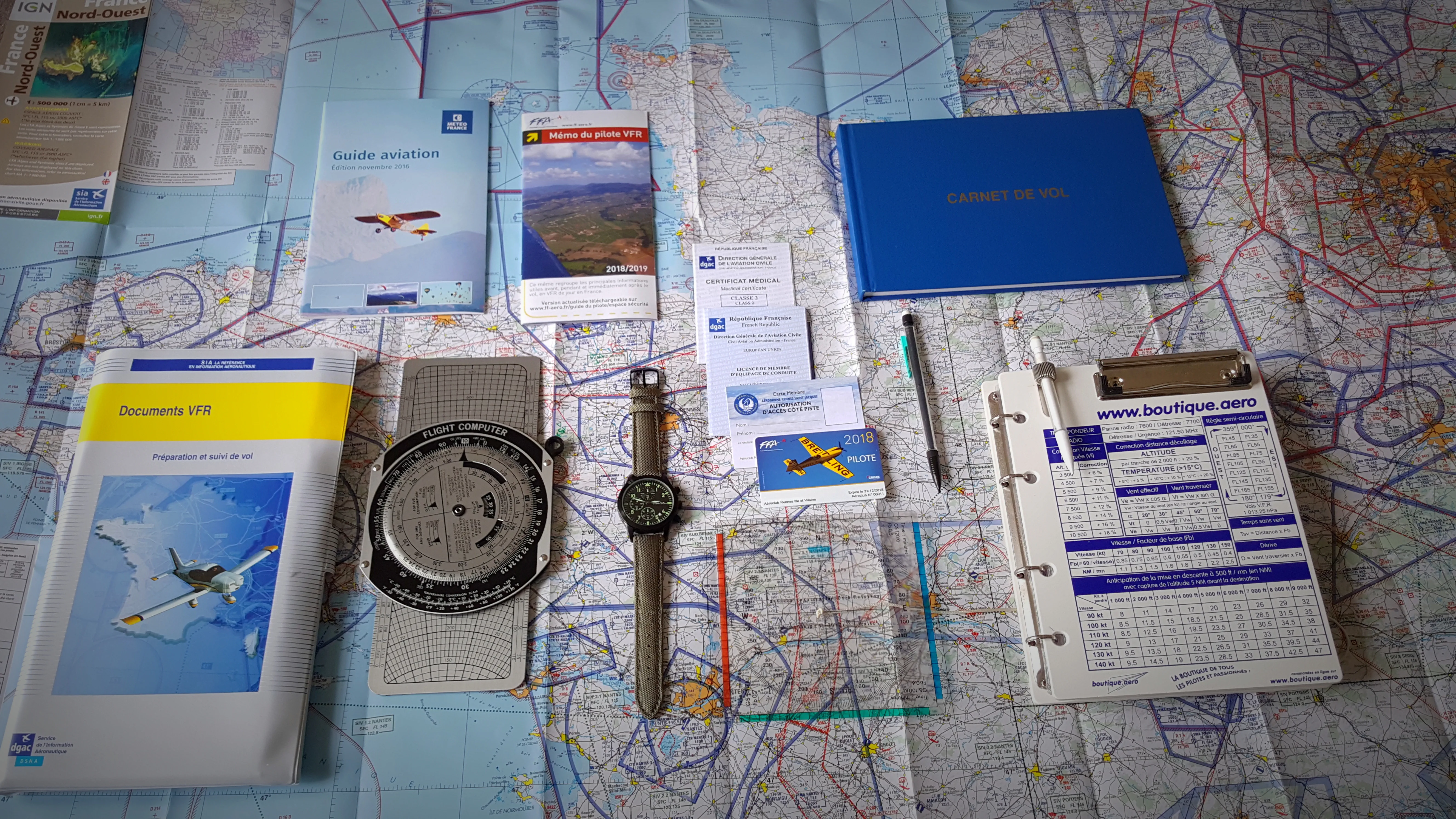 My flight gear (well, part of it...)