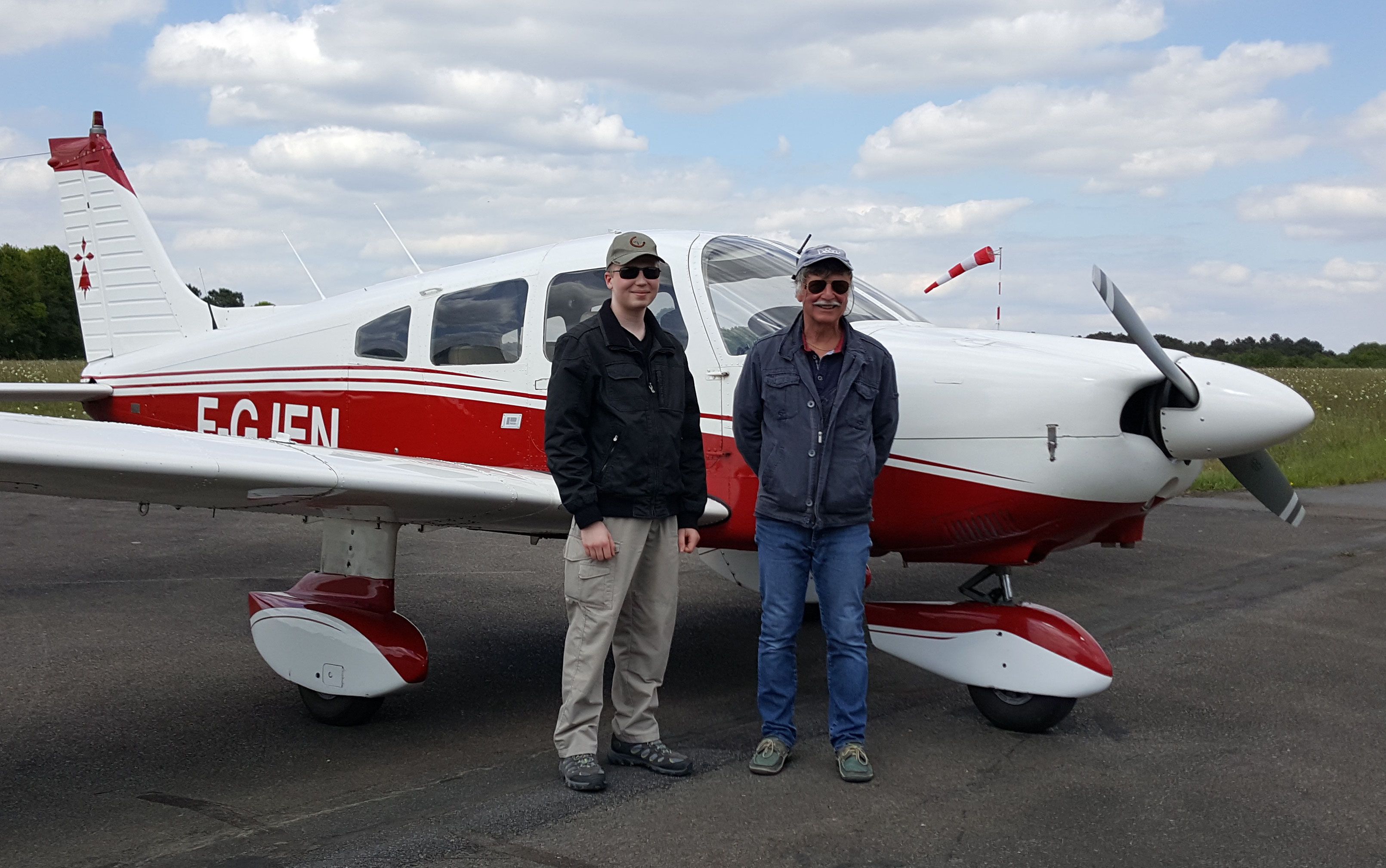 Gabriel and Patrick, April 2017