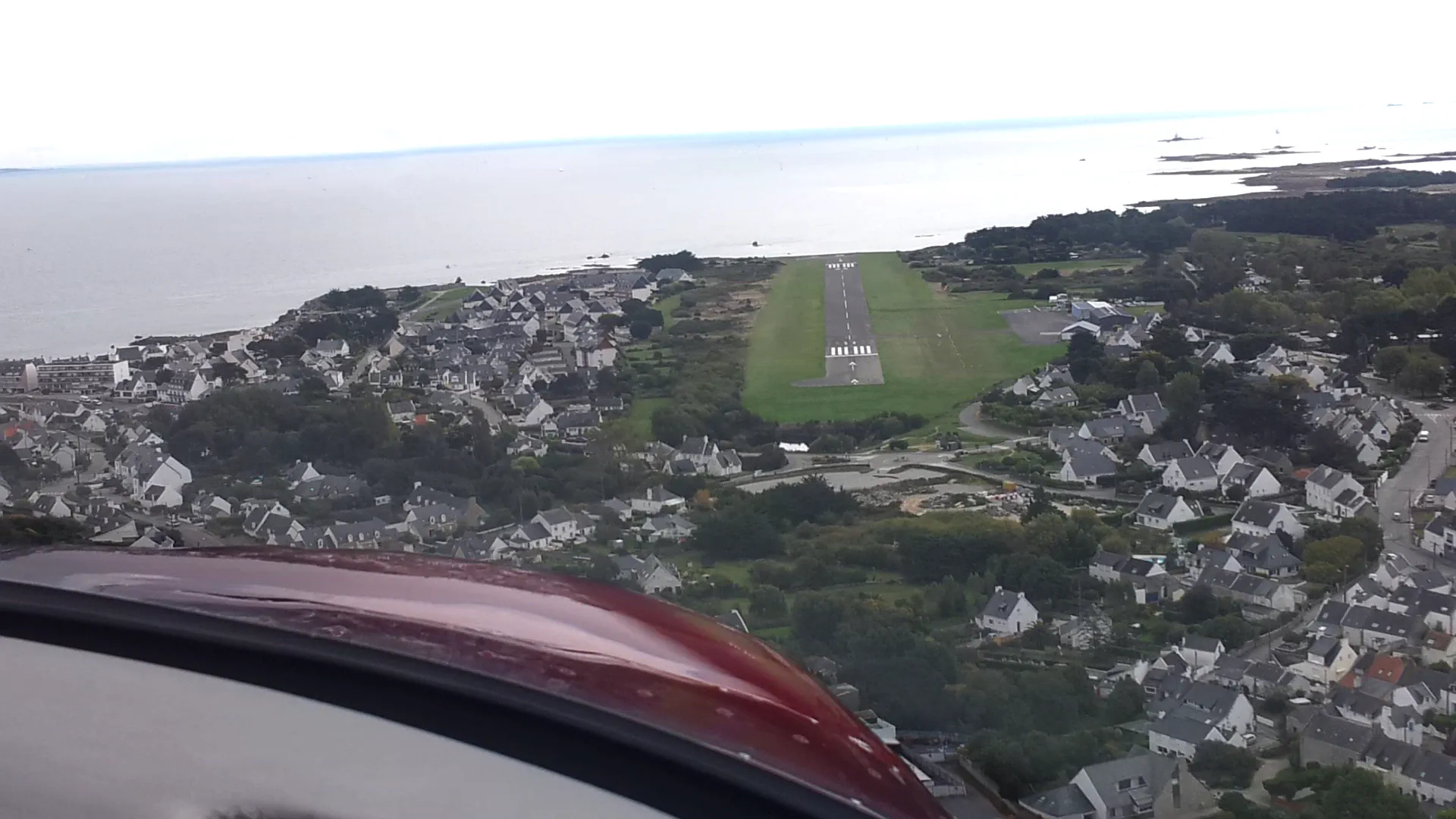En finale à Quiberon sur un ULM XL8.