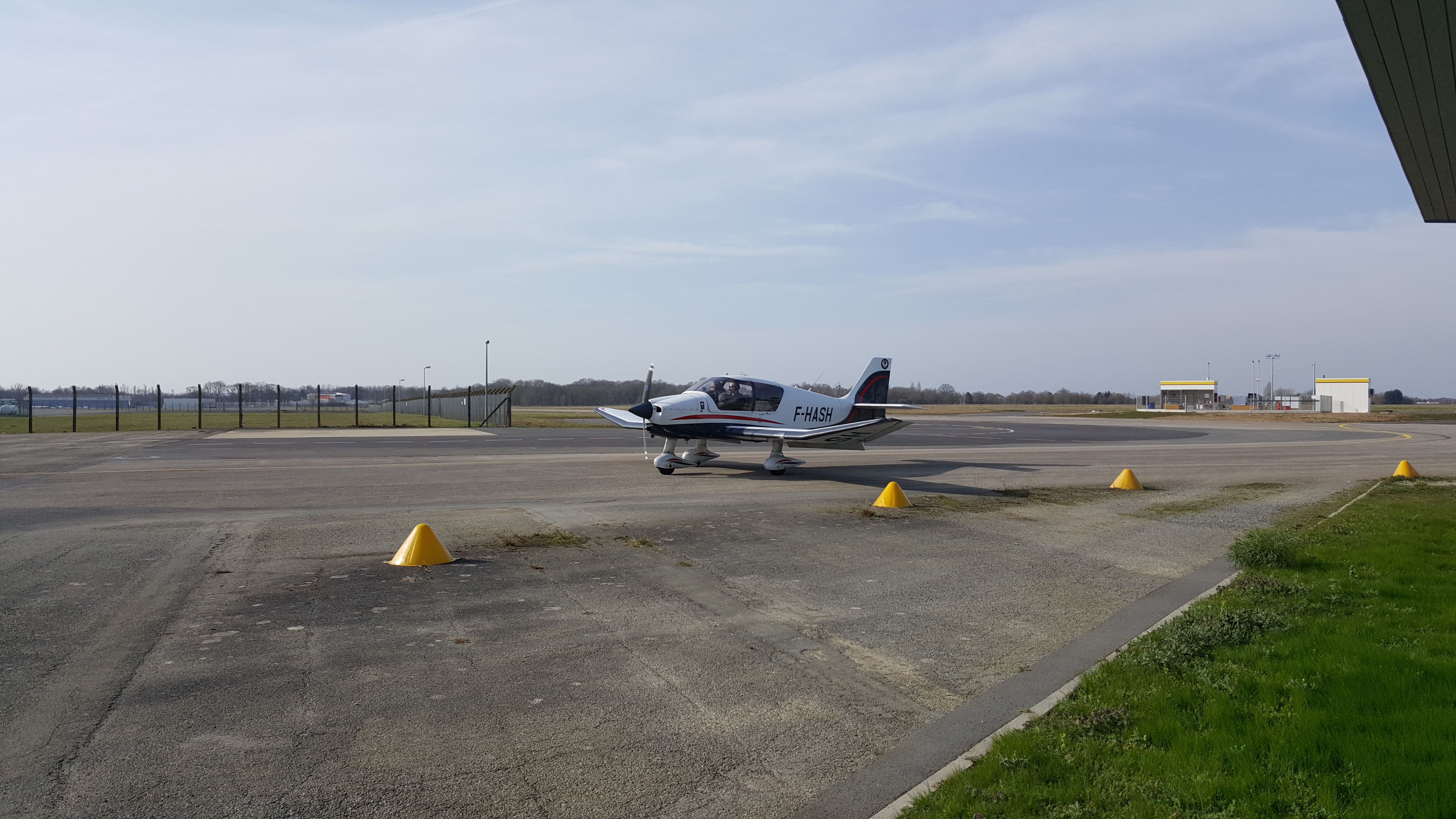 Back to the Aero Club after refueling