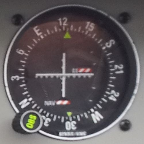 The VOR on a DR400 The VOR on a DR400
